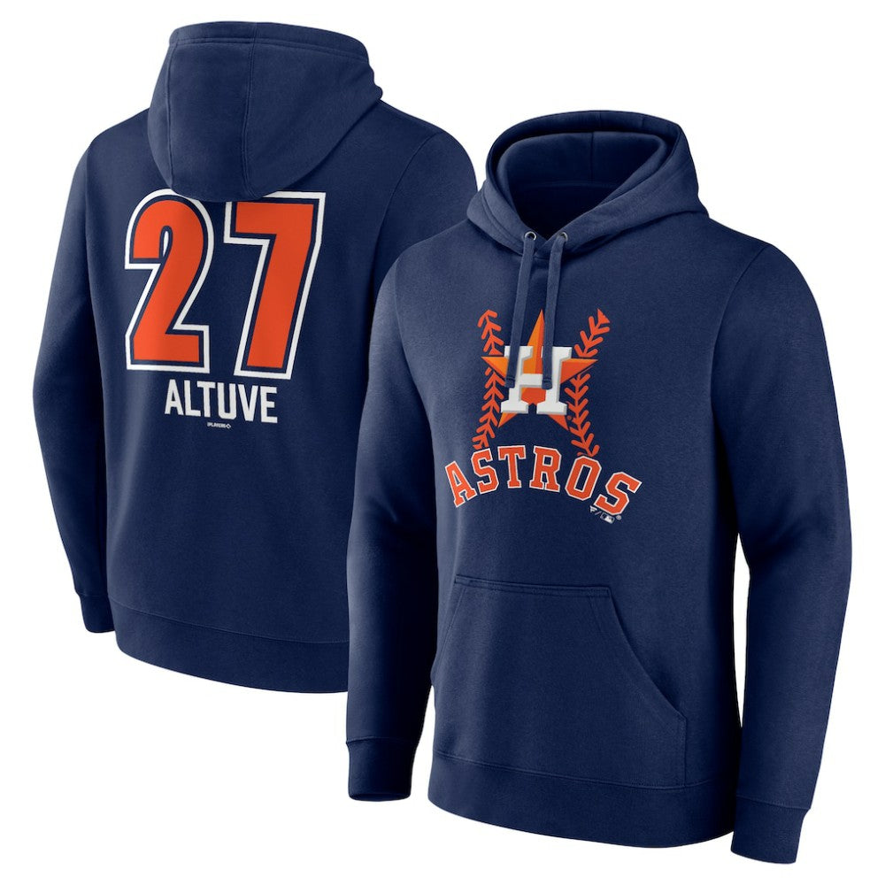 Jose Altuve Houston Astros Fastball Player Name & Number Pullover Hoodie Online