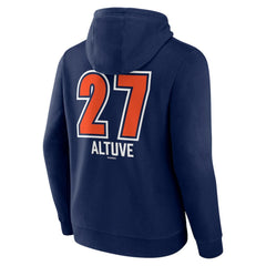 Jose Altuve Houston Astros Fastball Player Name & Number Pullover Hoodie Online
