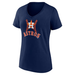 Jose Altuve Houston Astros Women's Fastball Player Name & Number V-Neck T-Shirt Sale