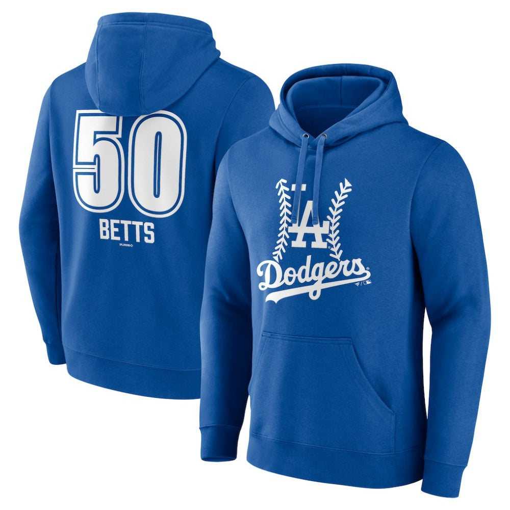 Mookie Betts Los Angeles Dodgers Fastball Player Name & Number Pullover Hoodie Lifestyle