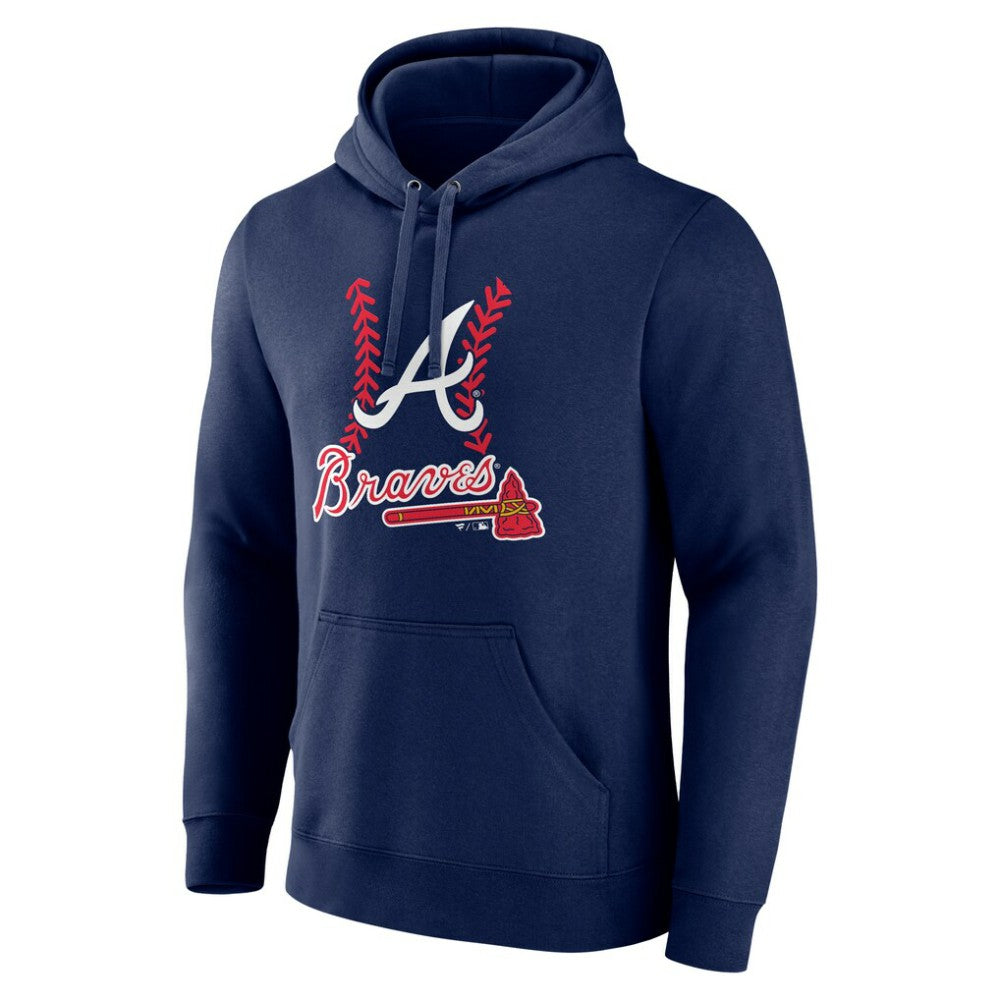 Matt Olson Atlanta Braves Fastball Player Name & Number Pullover Hoodie On Sale