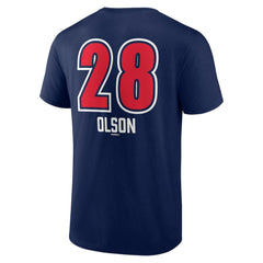 Matt Olson Atlanta Braves Fastball Player Name & Number T-Shirt Sale