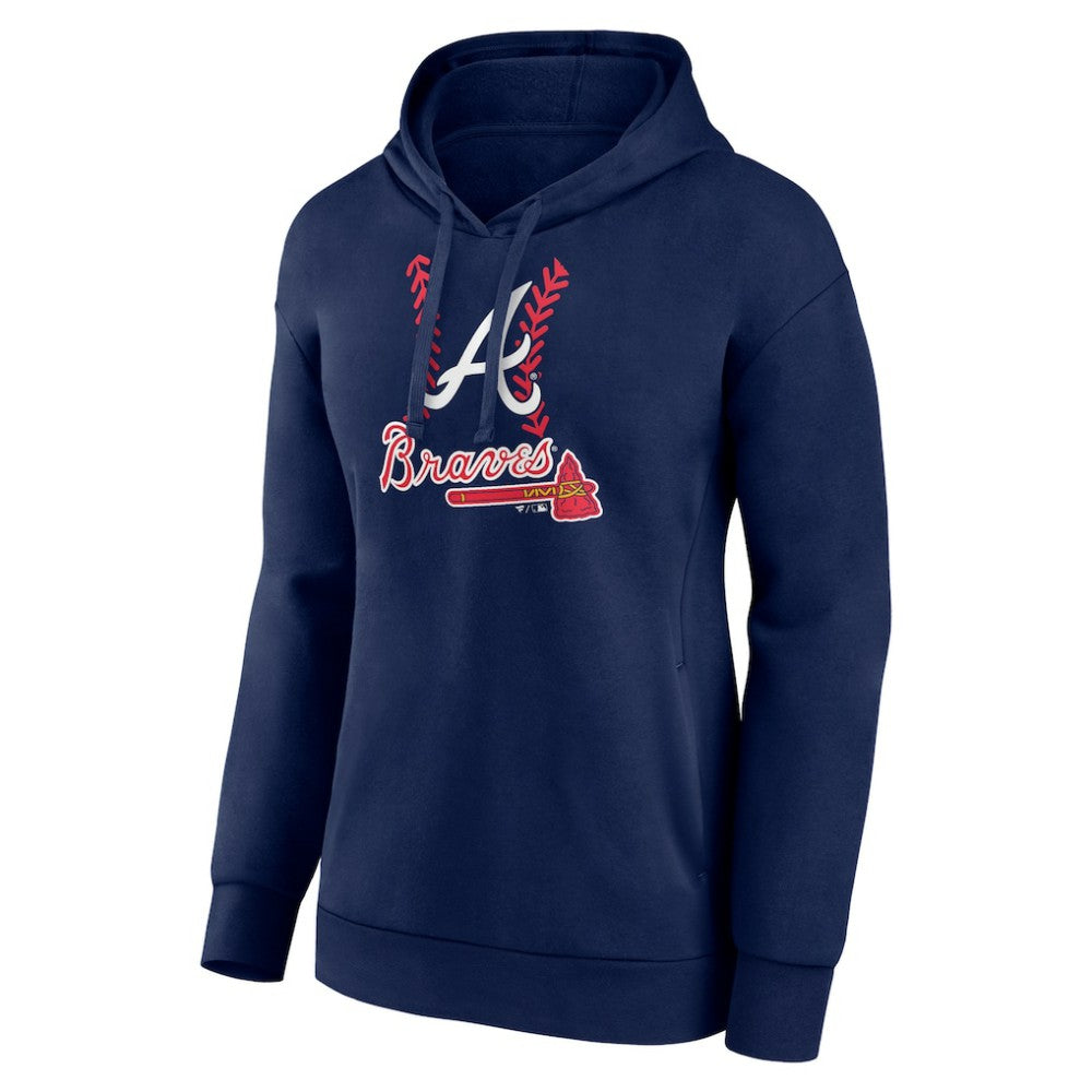 Matt Olson Atlanta Braves Women's Fastball Player Name & Number Pullover Hoodie Clearance