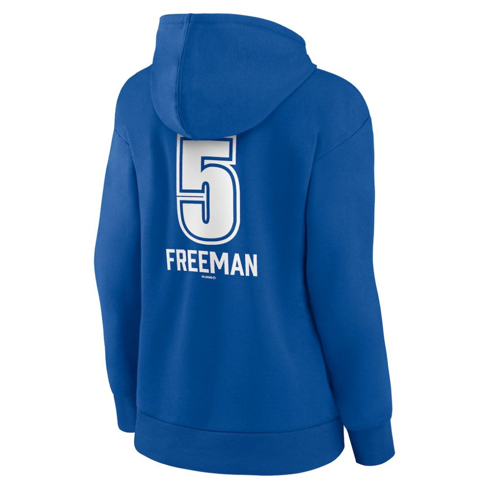 Freddie Freeman Los Angeles Dodgers Women's Fastball Player Name & Number Pullover Hoodie Lifestyle