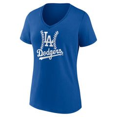 Freddie Freeman Los Angeles Dodgers Women's Fastball Player Name & Number V-Neck T-Shirt discount