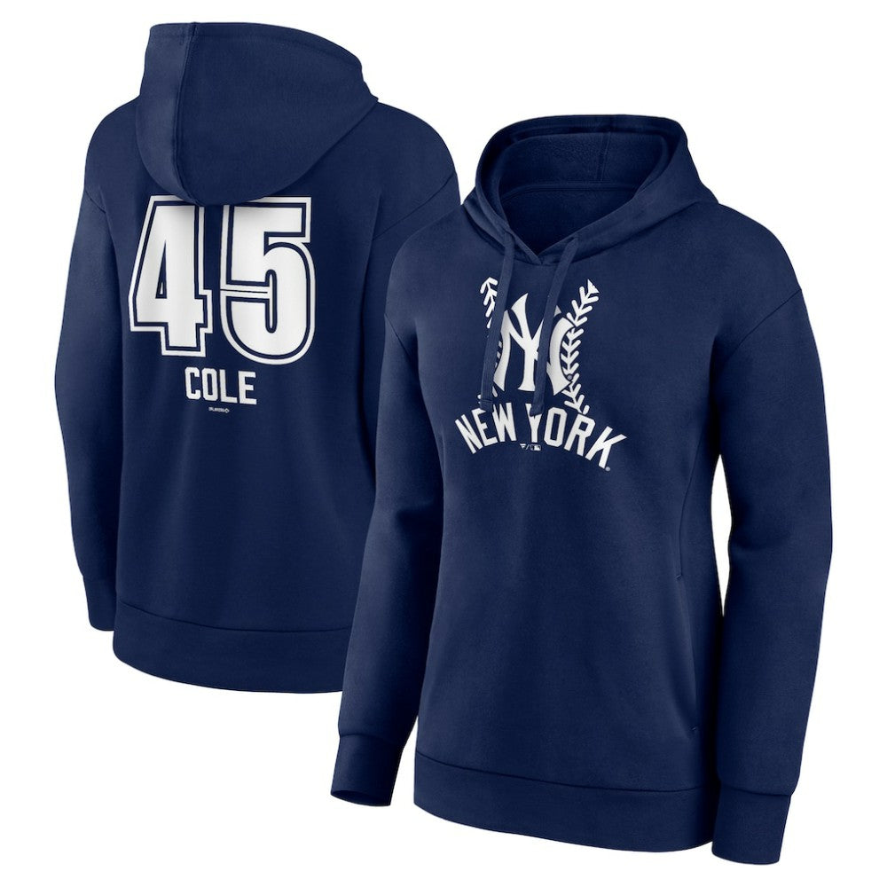 Gerrit Cole New York Yankees Women's Fastball Player Name & Number Pullover Hoodie Near Me