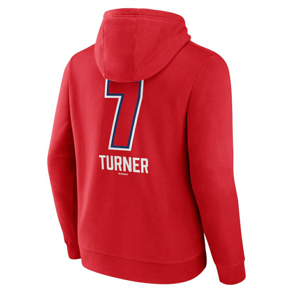 Trea Turner Philadelphia Phillies Fastball Player Name & Number Pullover Hoodie Lifestyle