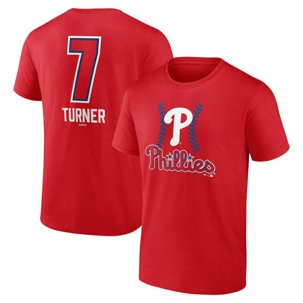 Trea Turner Philadelphia Phillies Fastball Player Name & Number T-Shirt for sale