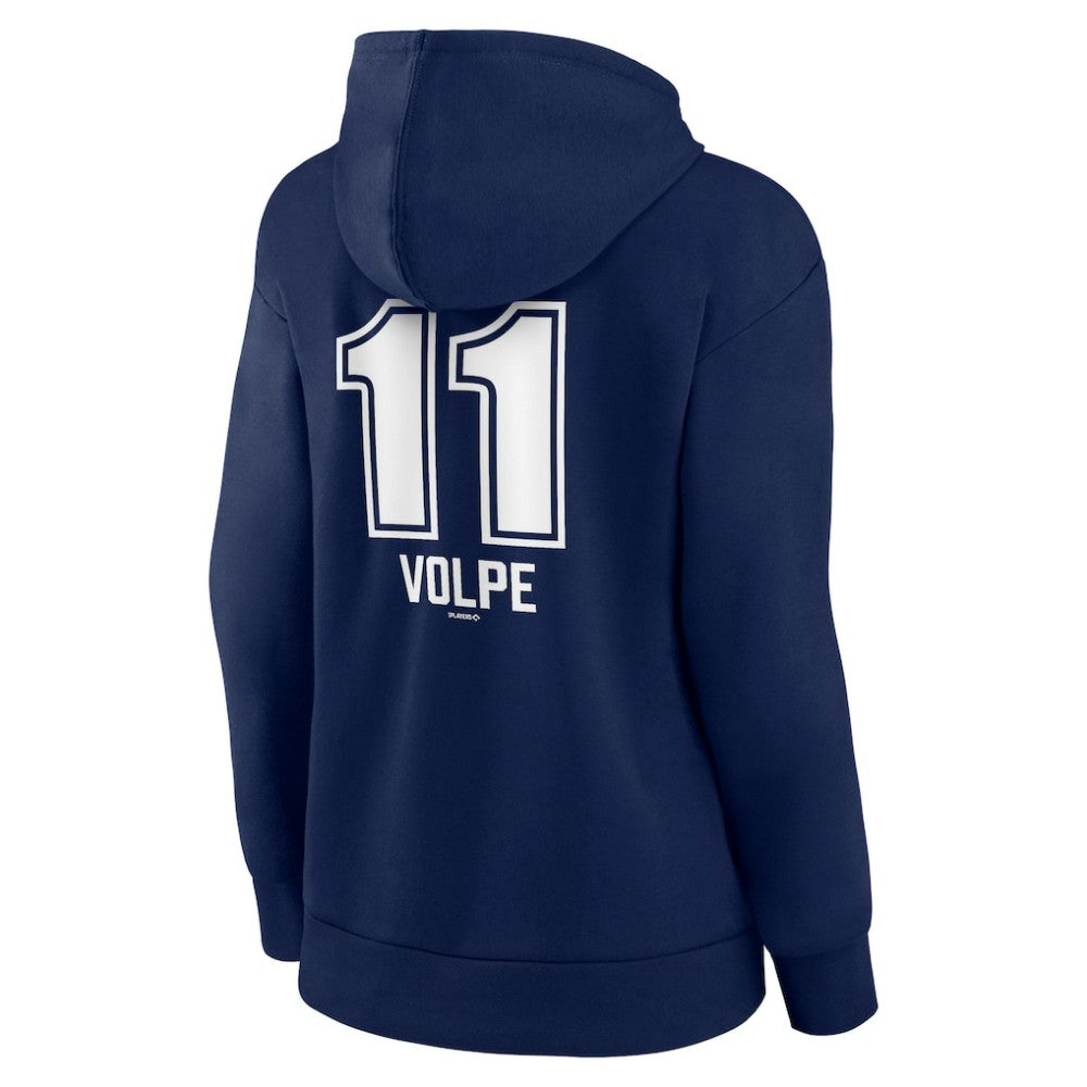 Anthony Volpe New York Yankees Women's Fastball Player Name & Number Pullover Hoodie Sale