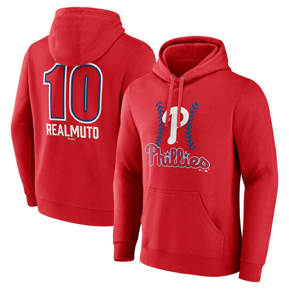 J.T. Realmuto Philadelphia Phillies Fastball Player Name & Number Pullover Hoodie Online