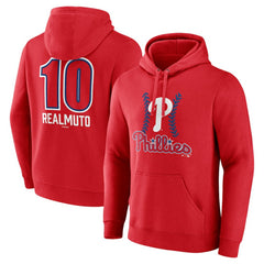 J.T. Realmuto Philadelphia Phillies Fastball Player Name & Number Pullover Hoodie Online