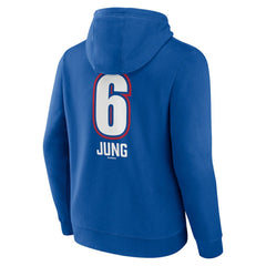 Josh Jung Texas Rangers Fastball Player Name & Number Pullover Hoodie On Sale