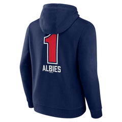 Ozzie Albies Atlanta Braves Fastball Player Name & Number Pullover Hoodie Lifestyle