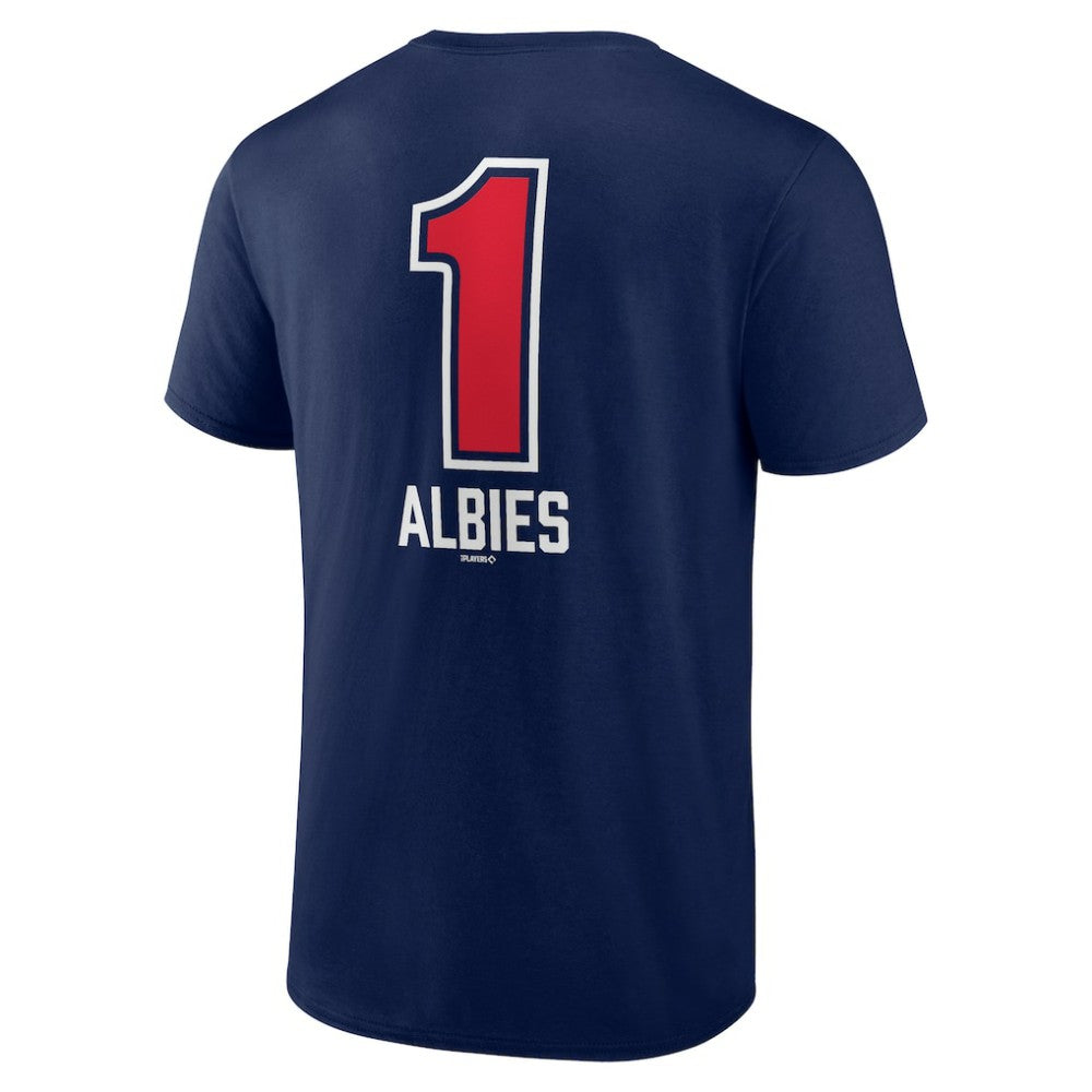 Ozzie Albies Atlanta Braves Fastball Player Name & Number T-Shirt Lifestyle