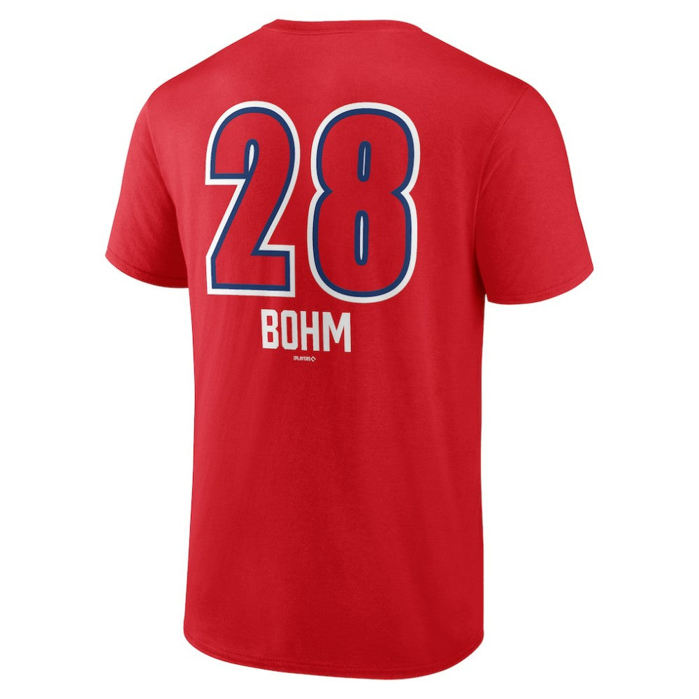 Alec Bohm Philadelphia Phillies Fastball Player Name & Number T-Shirt Lifestyle