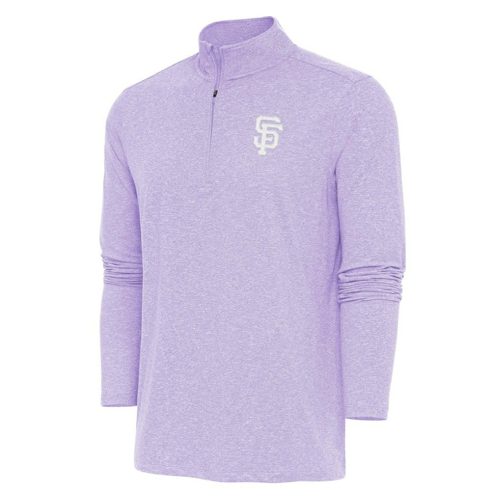San Francisco Giants Antigua Hunk Quarter-Zip Top Lifestyle
