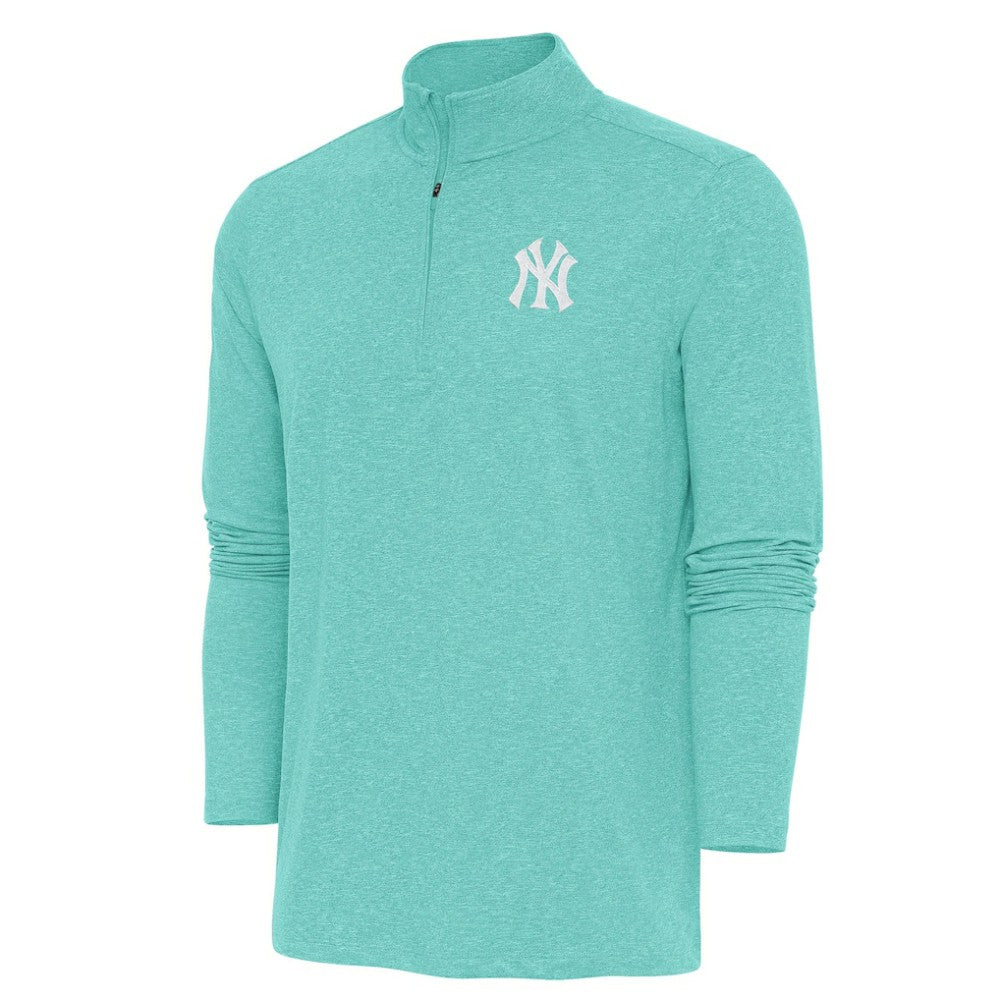 New York Yankees Antigua Hunk Quarter-Zip Top Clearance