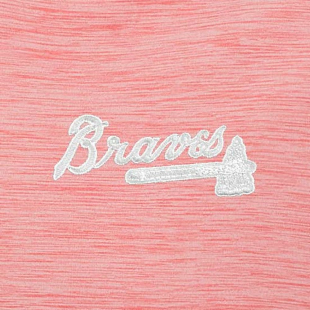 Atlanta Braves Antigua Bright Quarter-Zip Pullover Top for sale