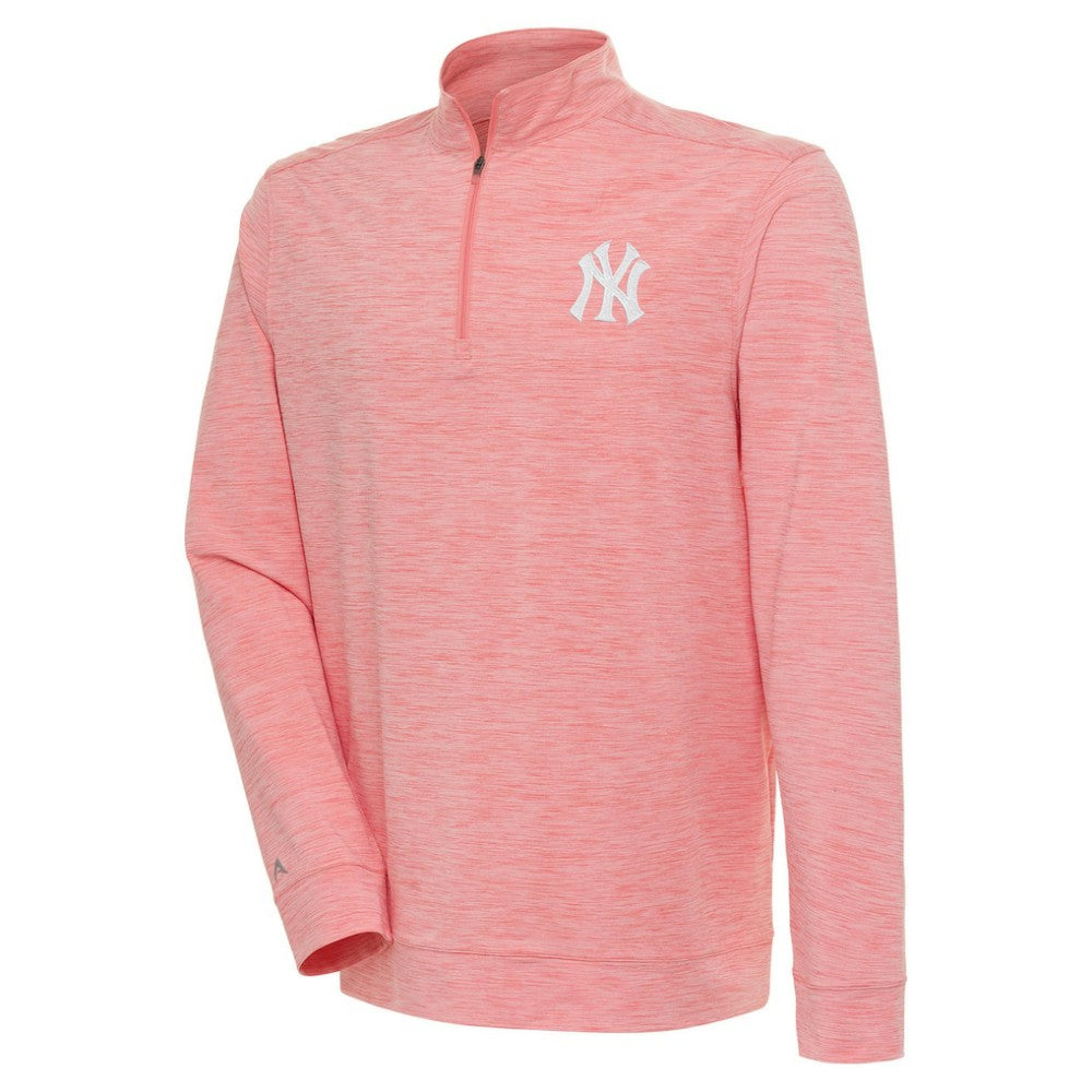 New York Yankees Antigua Bright Quarter-Zip Pullover Top for sale