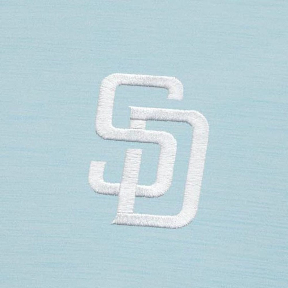 San Diego Padres Antigua Bright Quarter-Zip Pullover Top On Sale