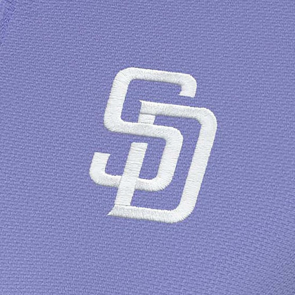 San Diego Padres Antigua Women's Finish Quarter-Zip Pullover Top Lifestyle