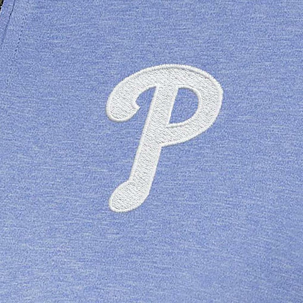 Philadelphia Phillies Antigua Women's Mentor Quarter-Zip Pullover Top On Sale