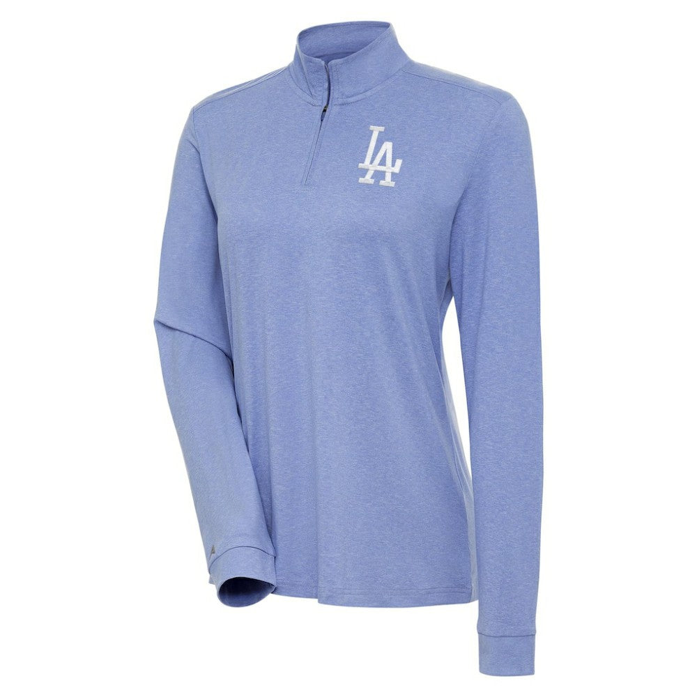 Los Angeles Dodgers Antigua Women's Mentor Quarter-Zip Pullover Top Near Me