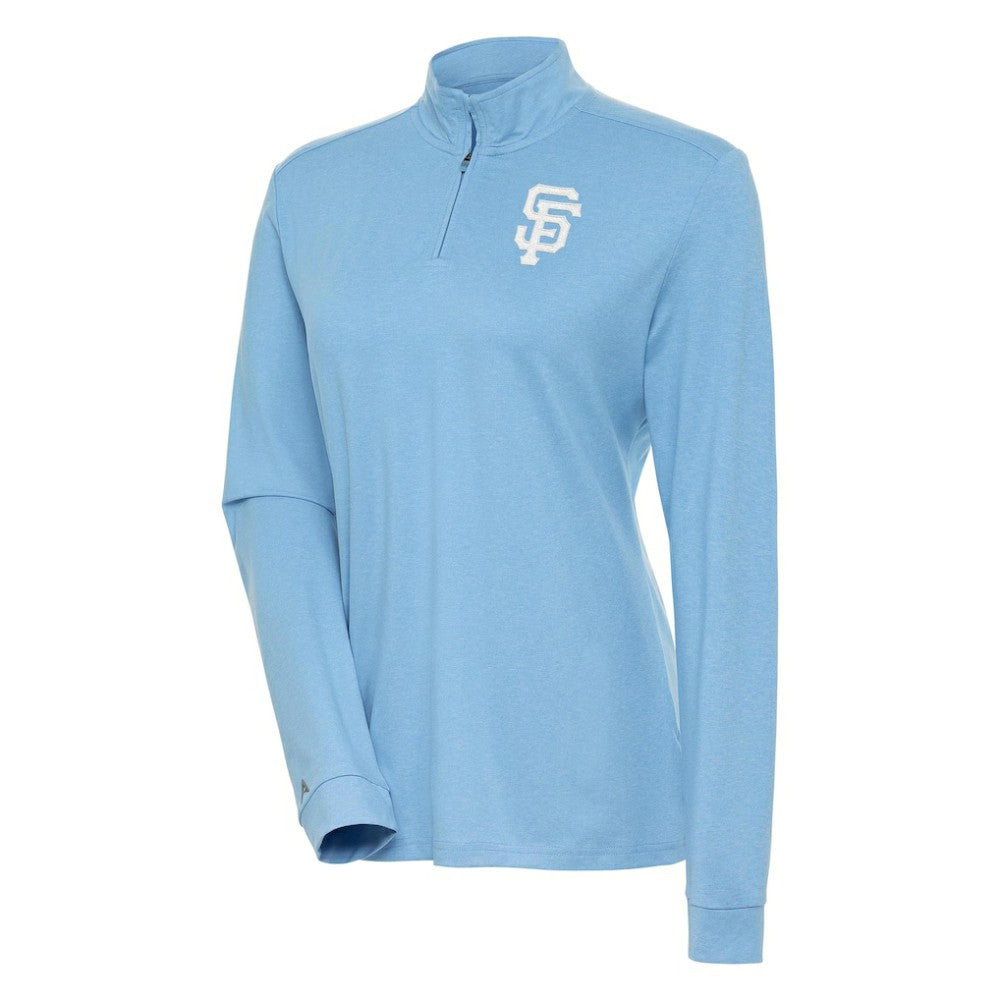 San Francisco Giants Antigua Women's Mentor Quarter-Zip Pullover Top discount