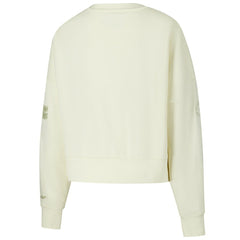 Cleveland Browns Pro Standard Triple Tonal Cropped Fleece Pullover Sweatshirt Cream - NFL
