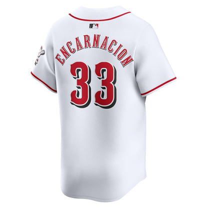 Christian Encarnacion-Strand Cincinnati Reds Nike Home Limited Player Jersey - White | MLB Jerseys