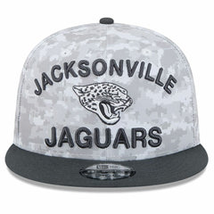 Jacksonville Jaguars New Era 2024 Salute To Service 9FIFTY Snapback Hat White/Graphite - NFL