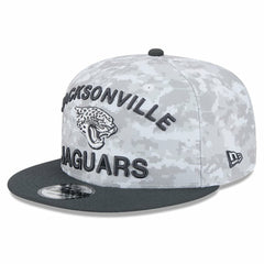 Jacksonville Jaguars New Era 2024 Salute To Service 9FIFTY Snapback Hat White/Graphite - NFL