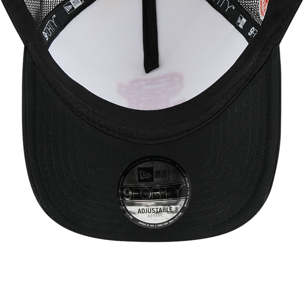 San Francisco Giants New Era Checkered Flag A-Frame Trucker 9FORTY Adjustable Hat Lifestyle