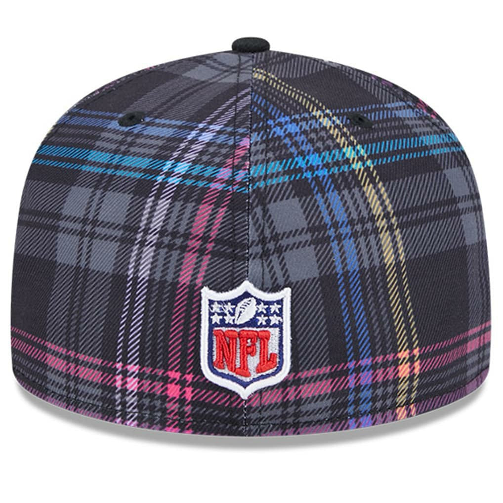 Jacksonville Jaguars New Era 2024 NFL Crucial Catch Plaid 59FIFTY Fitted Hat Black - NFL
