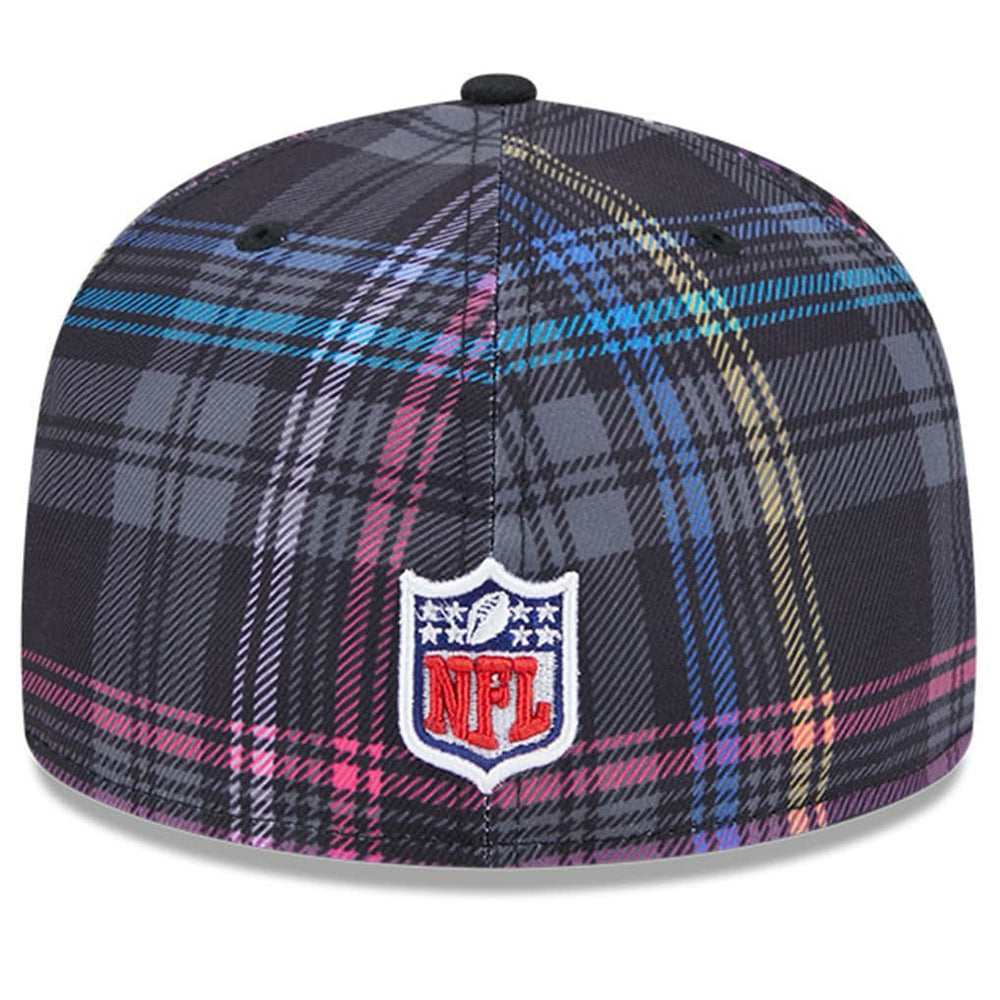 Jacksonville Jaguars New Era 2024 NFL Crucial Catch Plaid 59FIFTY Fitted Hat Black - NFL