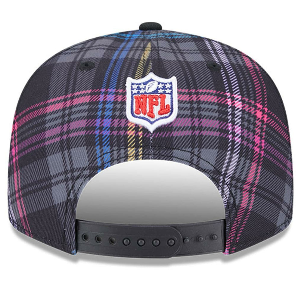 Jacksonville Jaguars New Era 2024 NFL Crucial Catch Plaid 9FIFTY Snapback Hat Black - NFL