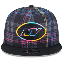New York Jets New Era 2024 NFL Crucial Catch Plaid 9FIFTY Snapback Hat Black - NFL