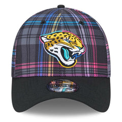 Jacksonville Jaguars New Era 2024 NFL Crucial Catch Plaid 39THIRTY Flex Hat Black - NFL