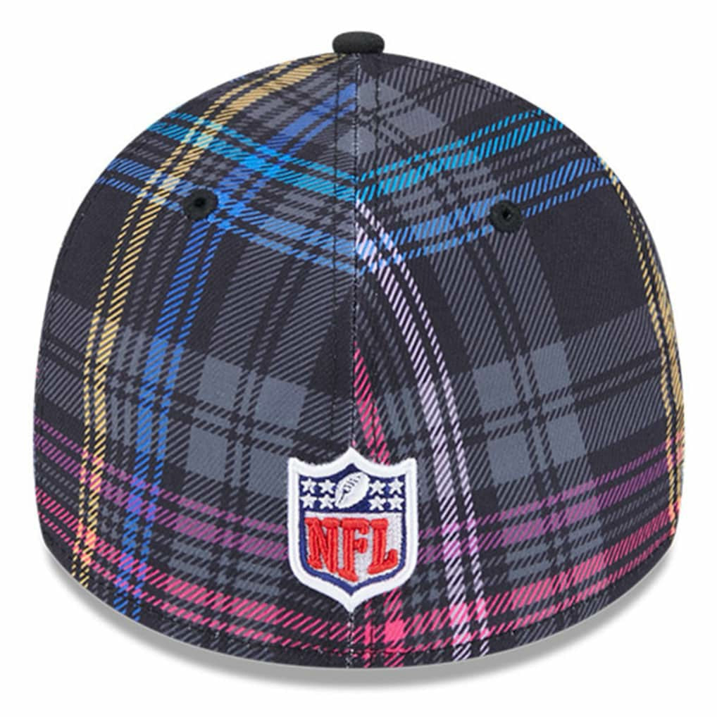 Jacksonville Jaguars New Era 2024 NFL Crucial Catch Plaid 39THIRTY Flex Hat Black - NFL