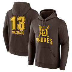 Manny Machado San Diego Padres Fastball Player Name & Number Pullover Hoodie Online