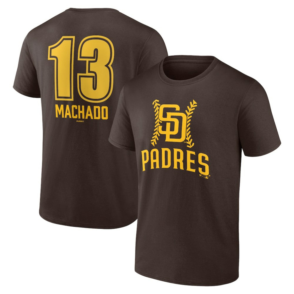 Manny Machado San Diego Padres Fastball Player Name & Number T-Shirt Clearance
