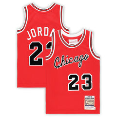 Mitchell & Ness - Michael Jordan Chicago Bulls Preschool Hardwood Classics 1984/85 Authentic Swingman Jersey - Red