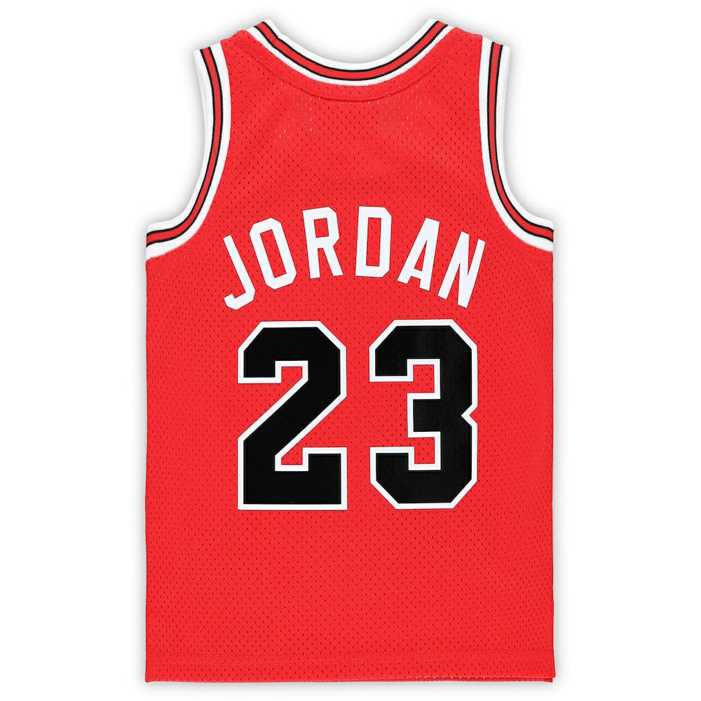 Mitchell & Ness - Michael Jordan Chicago Bulls Preschool Hardwood Classics 1984/85 Authentic Swingman Jersey - Red