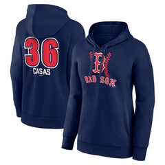 Triston Casas Boston Red Sox Women's Fastball Player Name & Number Pullover Hoodie On Sale
