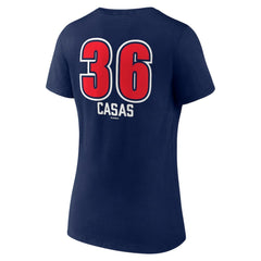 Triston Casas Boston Red Sox Women's Fastball Player Name & Number V-Neck T-Shirt Online