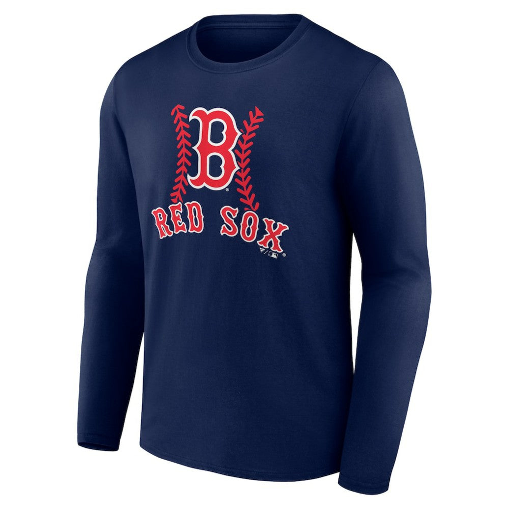 Trevor Story Boston Red Sox Fastball Player Name & Number Long Sleeve T-Shirt Clearance