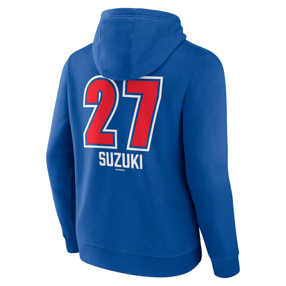 Seiya Suzuki Chicago Cubs Fastball Player Name & Number Pullover Hoodie Near Me