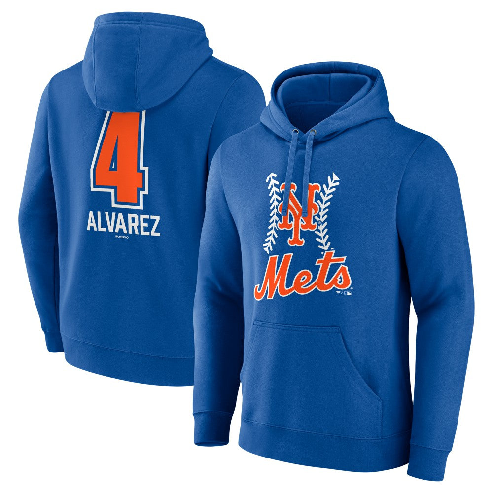 Francisco Alvarez New York Mets Fastball Player Name & Number Pullover Hoodie Clearance