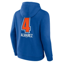 Francisco Alvarez New York Mets Fastball Player Name & Number Pullover Hoodie Clearance