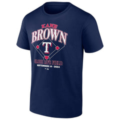 Kane Brown x Texas Rangers Fanatics T-Shirt for sale